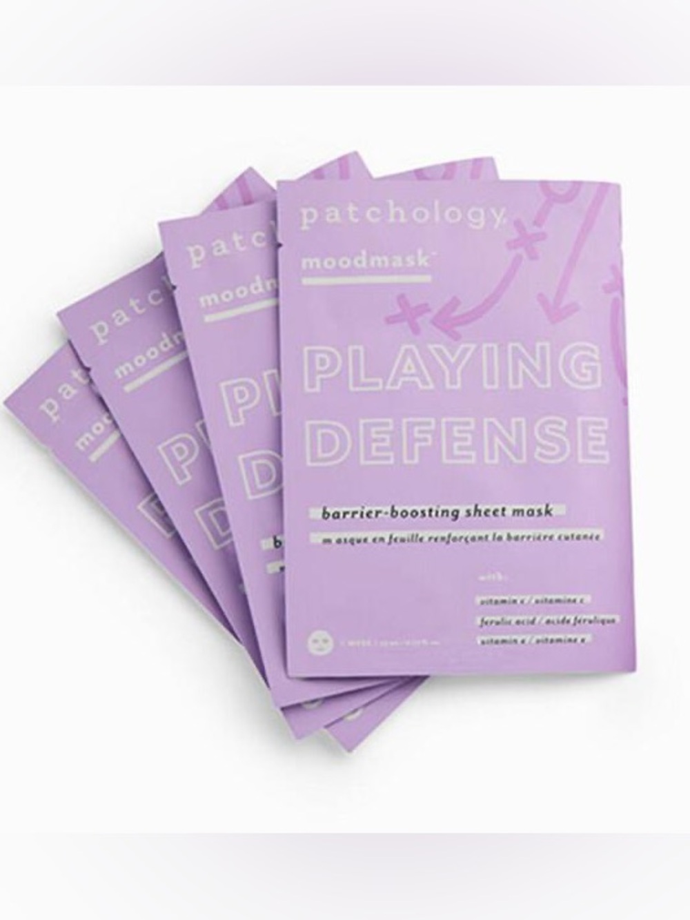 PATCHOLOGY Playing Defense Barrier-Boosting Sheet Mask set of 4
